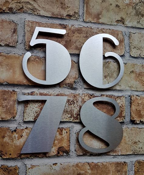 metal house numbers large|12 adhesive door numbers.